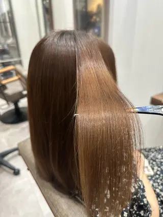カラー 髪質改善N°rico 杉本怜美のヘアスタイル