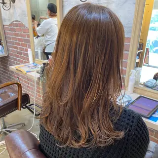 ロング カラー レイヤーカット/ 根本瑠実のヘアスタイル