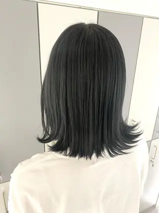 ミディアム カラー 健太郎 髪質改善/透明感のヘアスタイル