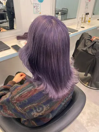 セミロング 【美髪矯正/絹髪】 🎀hinano🎀のヘアスタイル