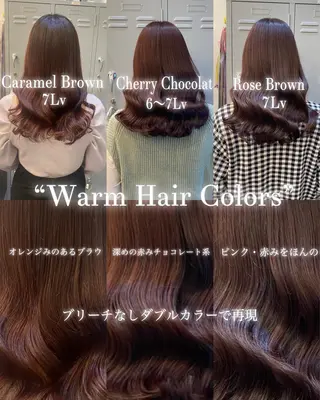 ロング カラー ヘアアレンジ ✨似合わせカット カラー✨齊藤美優のヘアスタイル