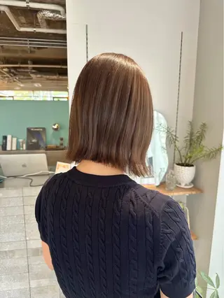 ミディアム カラー シプレ ayumiのヘアスタイル