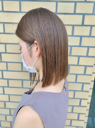 ミディアム カラー 似合わせ屋さん / ボブ・レイヤーのヘアスタイル
