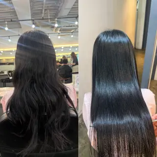 ロング 縮毛矯正/レイヤー カット⭐️SHOTAのヘアスタイル