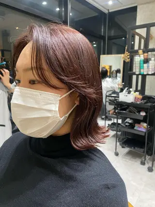 ミディアム カラー 似合う髪型見つけます AYAKAのヘアスタイル
