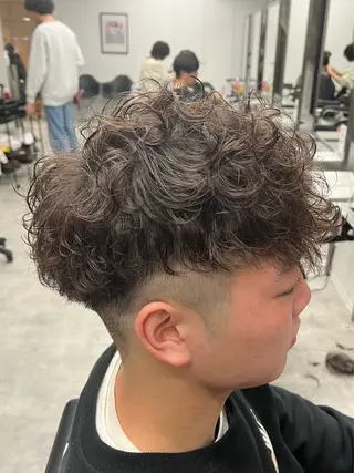 ショート パーマ メンズ 新潟メンズパーマ 新潟駅/小田拓実のヘアスタイル