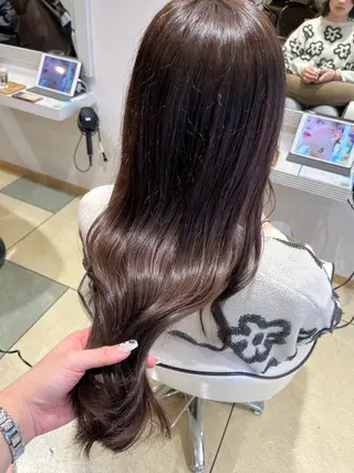 カラー 淡色┊︎ナチュラル 🧁奈那美🧁*.゜のヘアスタイル