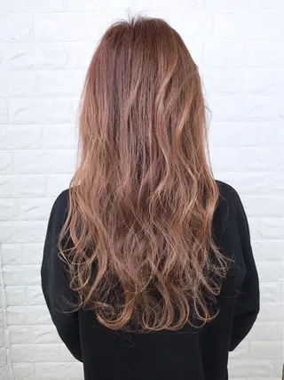 ロング カラー 髪質改善縮毛矯正 美容師✂️山崎竜二のヘアスタイル