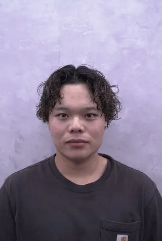 メンズ パーマ メンズ特化 石田はるむのヘアスタイル