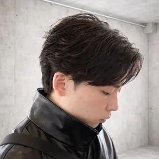 ショート パーマ メンズ スナップフォト確認 お願いします!竹内のヘアスタイル