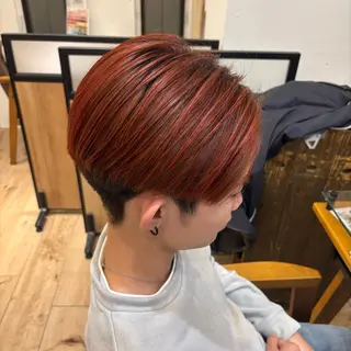 カラー メンズ 新原 陽那のヘアスタイル
