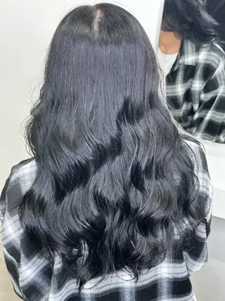 ロング パーマ 平田 七海のヘアスタイル