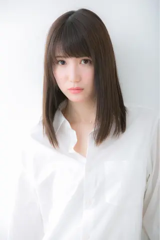 ミディアム 髪質改善✨艶髪 韓国ヘア 池内 祐樹のヘアスタイル