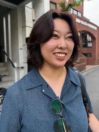 ショート レイヤーカット\ウル フ　chinatsuのヘアスタイル