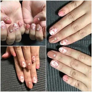 ネイル モチの良さ◉ フィルインネイル♡のネイルデザイン