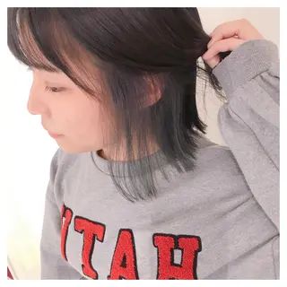 ミディアム カラー YUI𓍯ｴｸｽﾃ /ﾆｭｱﾝｽｶﾗｰのヘアスタイル