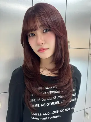 セミロング vivie Madokaのヘアスタイル