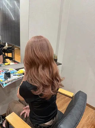 ロング カラー 鵜飼 真伍のヘアスタイル