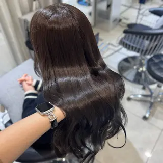 ロング カラー 🐈⬛カチモリ/暖 色/𝐌𝐢𝐤𝐮のヘアスタイル
