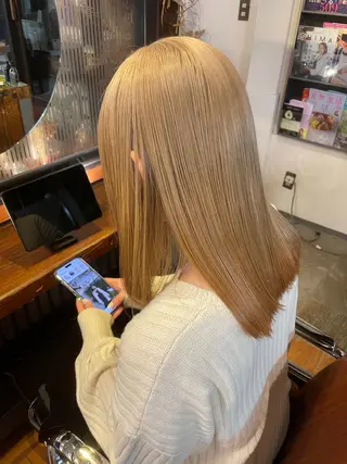 ロング カラー NAGONSTYLE 高塩知輝のヘアスタイル