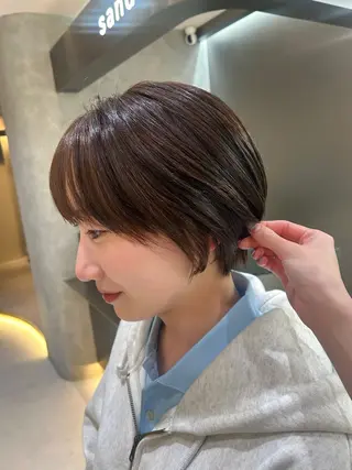 ショート レイヤー/指名No. 1池袋美容師♡ゆいかのヘアスタイル