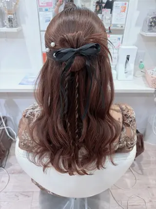 ロング ヘアアレンジ 大阪/ヘアアレンジ /似合わせset💐のヘアスタイル