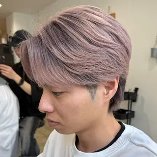 カラー メンズ メンズパーマ特化 三宅陸斗のヘアスタイル