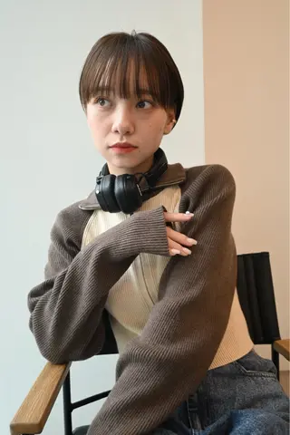 ショート カラー パーマ ヘアアレンジ カットモデル募集中/ 店長/角田真哉のヘアスタイル