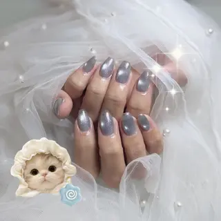ネイル yui 🐈⬛🎀のネイルデザイン