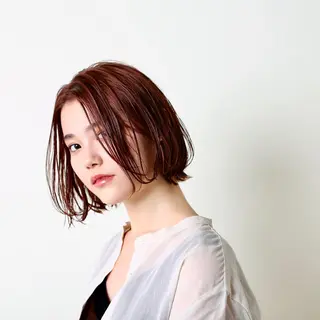 ミディアム カラー パーマ ✨ショート・ボブ✨ ✨刈り上げ✨翔太のヘアスタイル