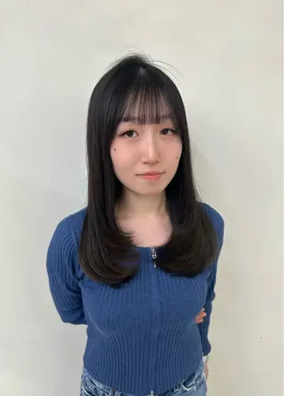 セミロング パーマ 艶髪／ブリーチ🌟 銀座/HARUKAのヘアスタイル