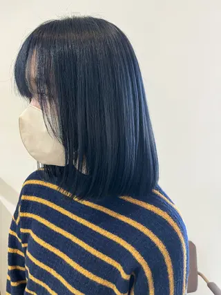 ミディアム 艶カラー⏳ブリーチ Natsukiのヘアスタイル