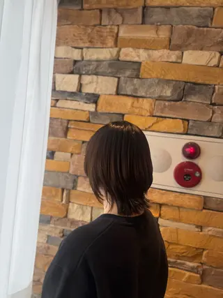 ショート 透明感カラー💜 モテ髪 空陽💙のヘアスタイル