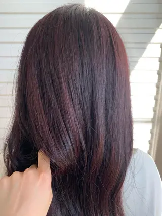 セミロング 🪿透明感/艶カラー ﾜﾀﾅﾍﾞｱｵｲのヘアスタイル