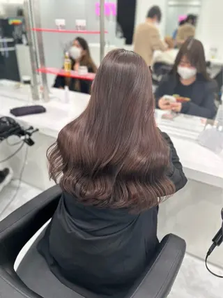 ロング カラー 韓国ヘア/透明感 カラー🎀RUNAのヘアスタイル