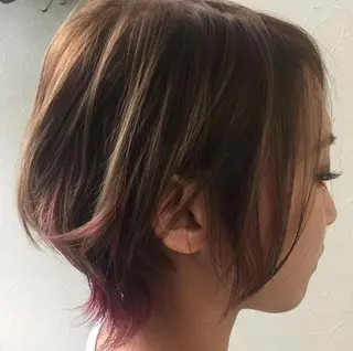 ショート 松浦 圭希のヘアスタイル
