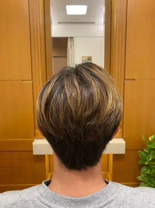 ショート メンズ 森　敦生👑 メンズカット＆パーマのヘアスタイル
