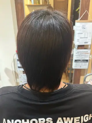 ショート メンズ なぎさ/ﾏﾂﾊﾟ ｽﾄﾚｰﾄ/ｶﾗｰのヘアスタイル