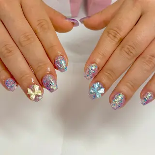 ネイル MAXKELLY正池 白フレンチ募集🕊️のネイルデザイン