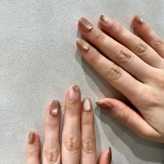ネイル soa.Aika 自爪育成のネイルデザイン