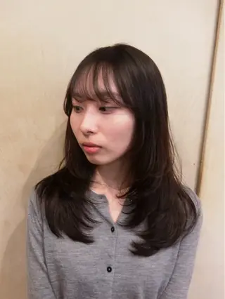 ロング レイヤー/似合わせ/ アレンジ🫧ﾆﾍｲ。のヘアスタイル
