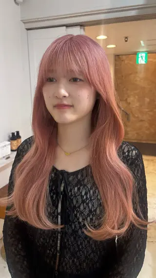 ロング レイヤー/ダブル カラー🌕YUKIのヘアスタイル