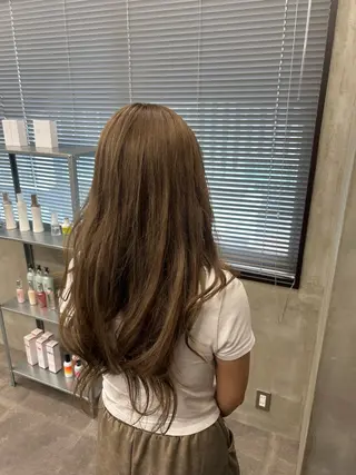 ロング カラー コウノ ダイキのヘアスタイル