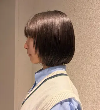ショート 🌀くせ毛風 ナチュラルパーマ優吉のヘアスタイル