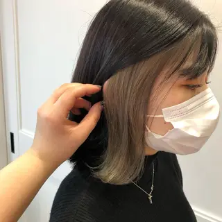 セミロング 中島 沙也加のヘアスタイル