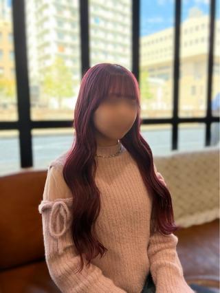 ロング 上島 未緒のヘアスタイル