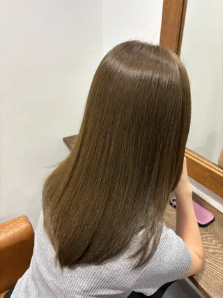 カラー なかじま ゆきのヘアスタイル