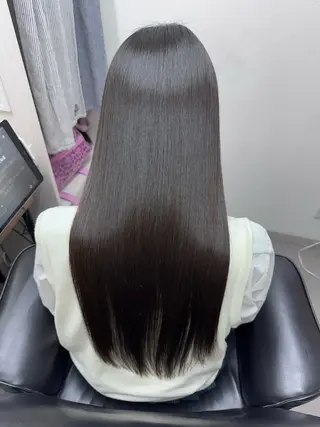 ロング 艶髪改善師/高橋潤 /縮毛矯正のヘアスタイル