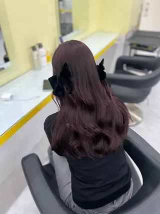 カラー 暖色✖️韓国ヘア 🥀SAHO🥀のヘアスタイル