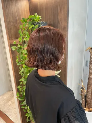 パーマ ハイトーン/透明感 yuinaのヘアスタイル